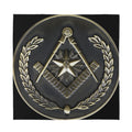 Freemasonry Medal Print Silk Bandana