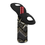 Freemasonry Medal Print Single Neoprene Wine Tote