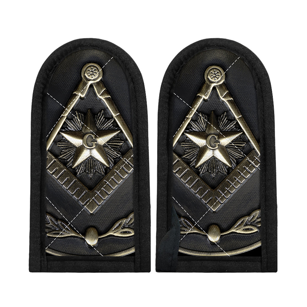 Freemasonry Medal Print Skillet Handle Cover