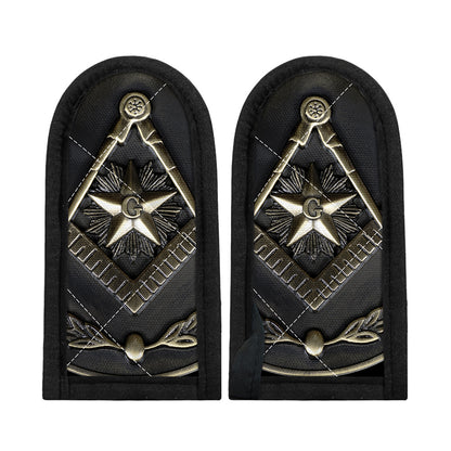 Freemasonry Medal Print Skillet Handle Cover