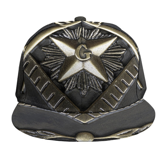 Freemasonry Medal Print Snapback Cap
