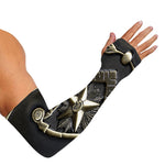 Freemasonry Medal Print Sun Protection Arm Sleeves