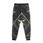 Freemasonry Medal Print Sweatpants