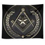 Freemasonry Medal Print Tapestry