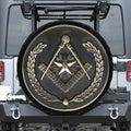 Freemasonry Medal Print Tire Cover
