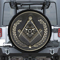 Freemasonry Medal Print Tire Cover With Camera Hole