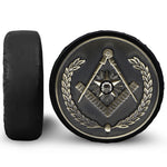 Freemasonry Medal Print Tire Cover With Camera Hole