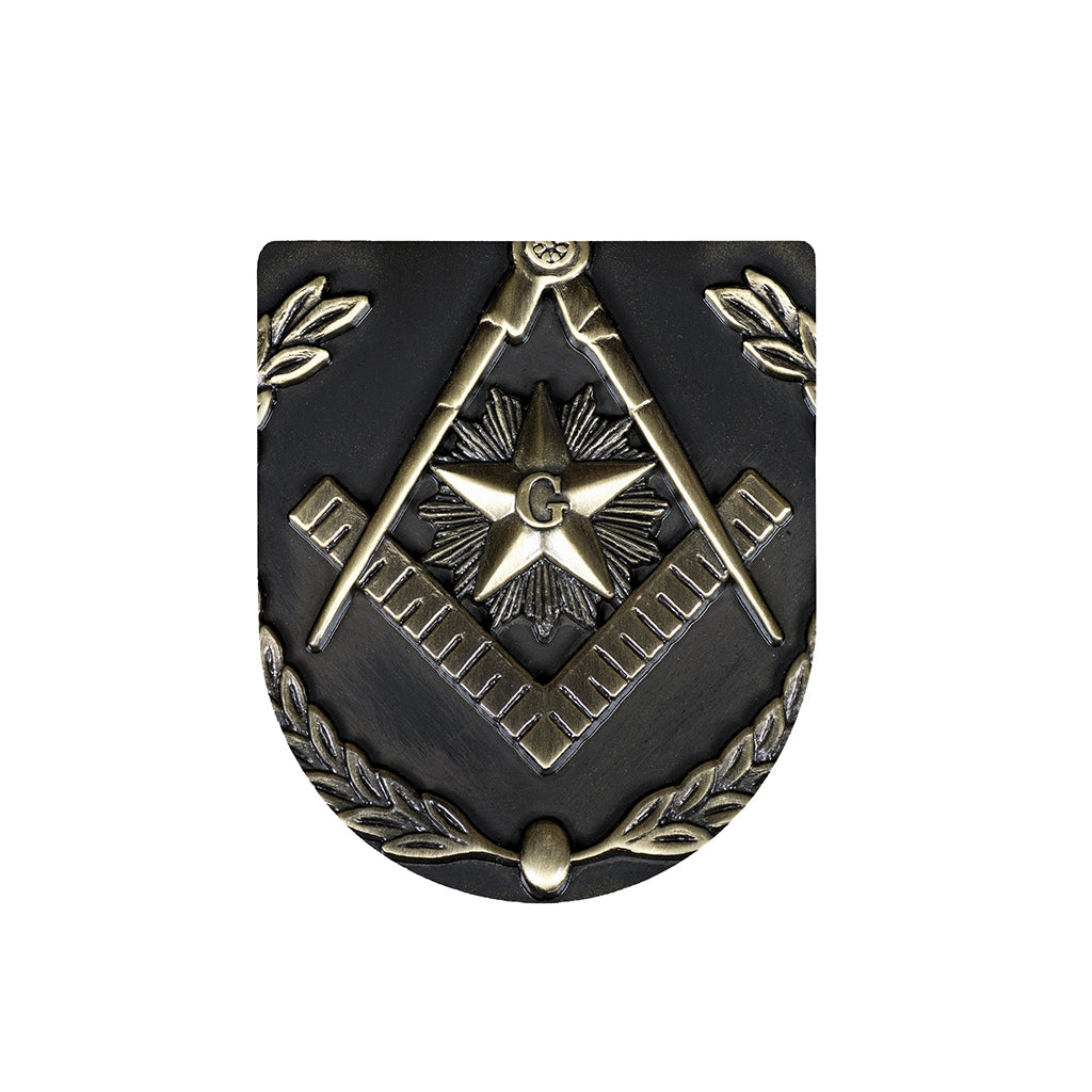 Freemasonry Medal Print Toilet Lid Cover