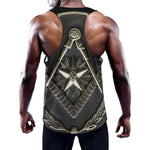 Freemasonry Medal Print Training Tank Top
