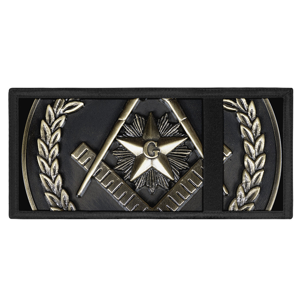 Freemasonry Medal Print Trifold Wallet