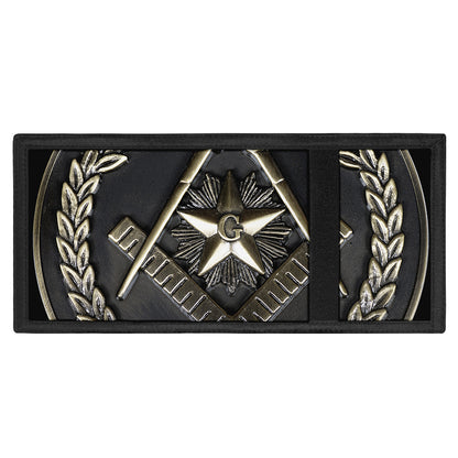 Freemasonry Medal Print Trifold Wallet