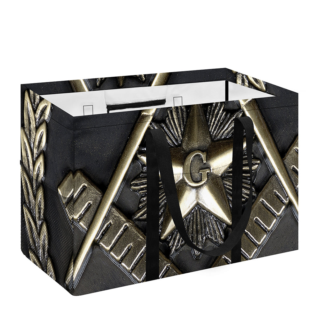 Freemasonry Medal Print Utility Tote Bag
