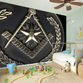 Freemasonry Medal Print Wall Sticker