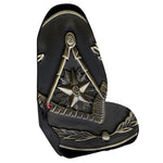 Freemasonry Medal Print Waterproof Car Seat Cover