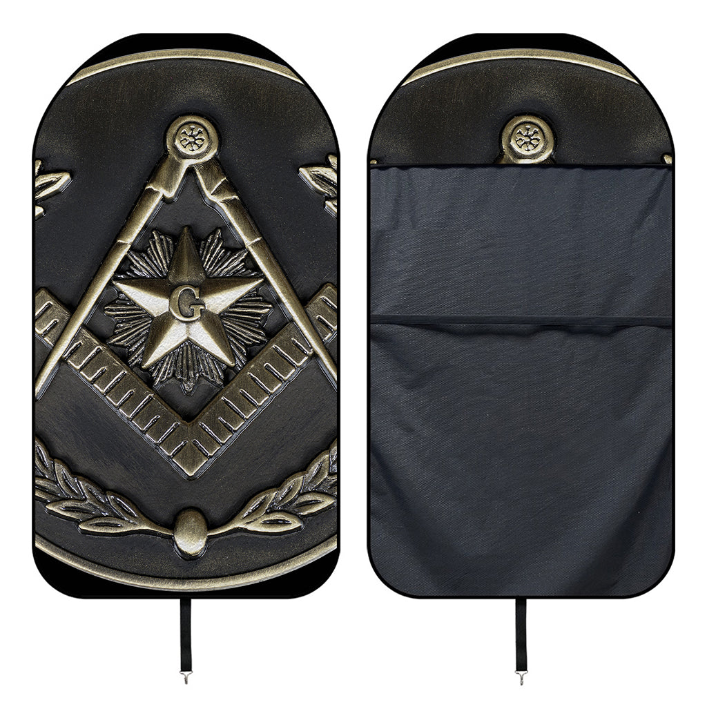 Freemasonry Medal Print Waterproof Car Seat Cover