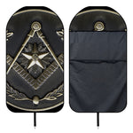 Freemasonry Medal Print Waterproof Car Seat Cover