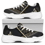 Freemasonry Medal Print White Chunky Shoes