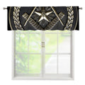 Freemasonry Medal Print Window Valance