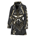 Freemasonry Medal Print Women's Bathrobe