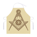 Freemasonry Symbol Print Adjustable Apron