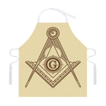 Freemasonry Symbol Print Adjustable Apron