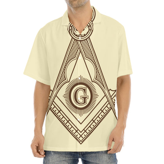 Freemasonry Symbol Print Aloha Shirt