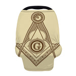 Freemasonry Symbol Print Baby Seat Cover