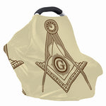 Freemasonry Symbol Print Baby Seat Cover