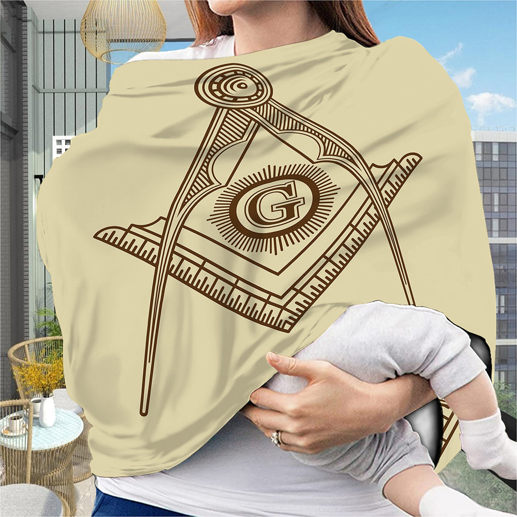 Freemasonry Symbol Print Baby Seat Cover