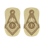 Freemasonry Symbol Print Bar Stool Covers