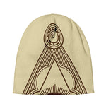 Freemasonry Symbol Print Beanie