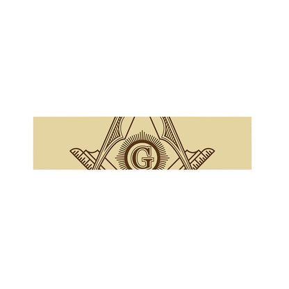 Freemasonry Symbol Print Bed Runner