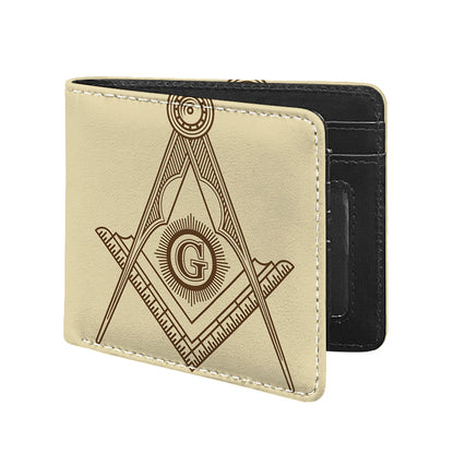 Freemasonry Symbol Print Bifold Wallet