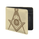 Freemasonry Symbol Print Bifold Wallet