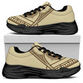 Freemasonry Symbol Print Black Chunky Shoes
