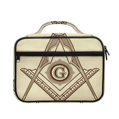 Freemasonry Symbol Print Briefcase Bible Bag