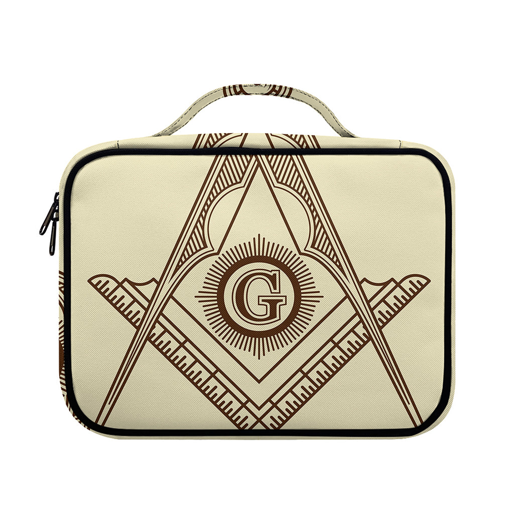 Freemasonry Symbol Print Briefcase Bible Bag
