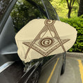 Freemasonry Symbol Print Car Side Mirror Covers