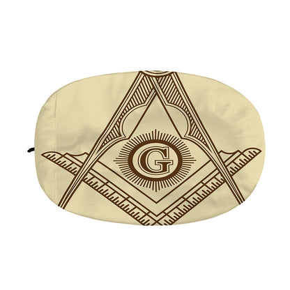 Freemasonry Symbol Print Car Side Mirror Covers