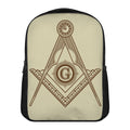 Freemasonry Symbol Print Casual Backpack