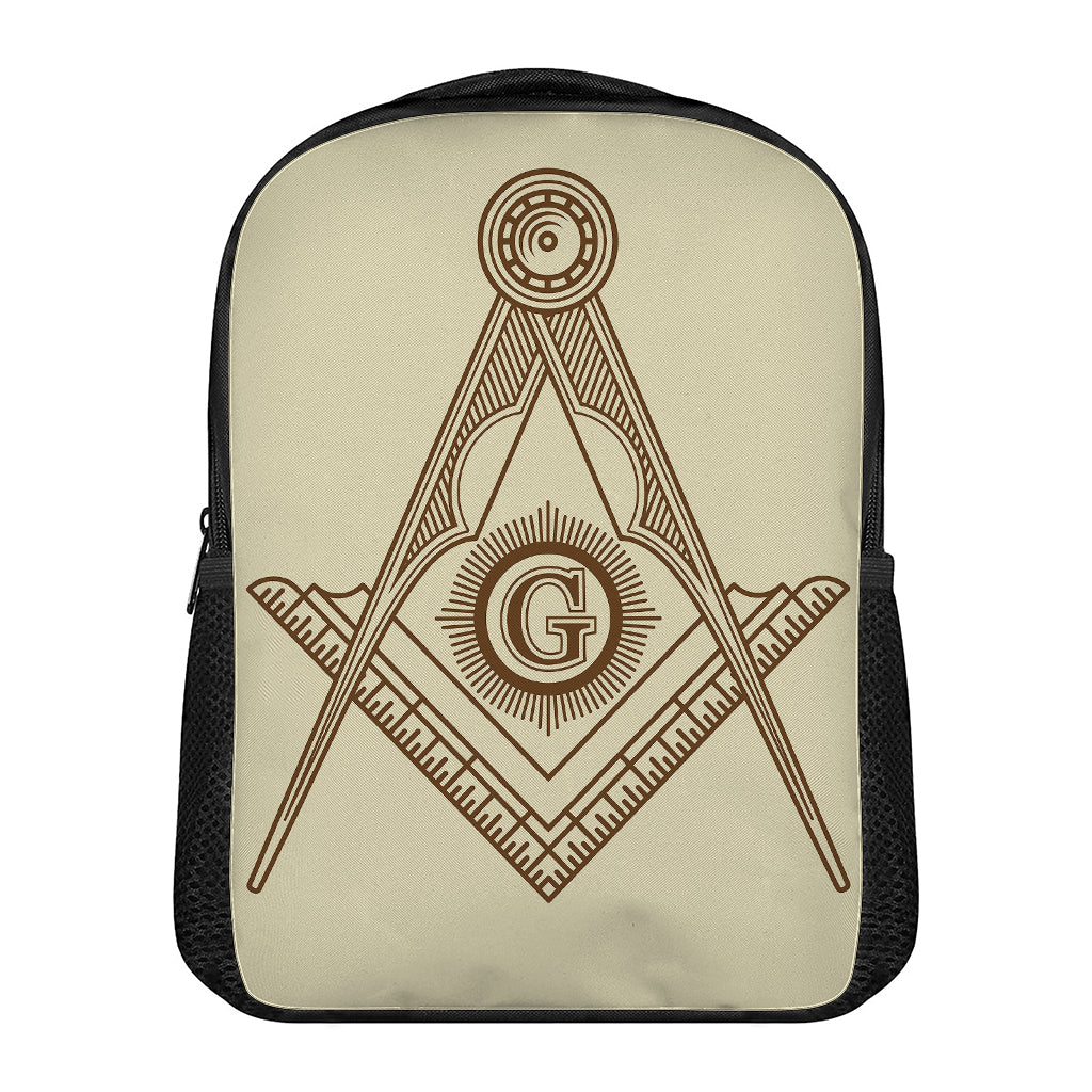 Freemasonry Symbol Print Casual Backpack