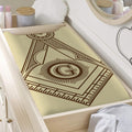 Freemasonry Symbol Print Changing Pad Cover