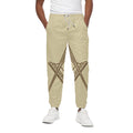 Freemasonry Symbol Print Cotton Sweatpants