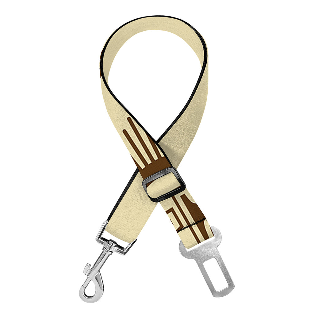 Freemasonry Symbol Print Dog Seat Belt