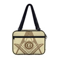 Freemasonry Symbol Print Double Strap Bible Bag