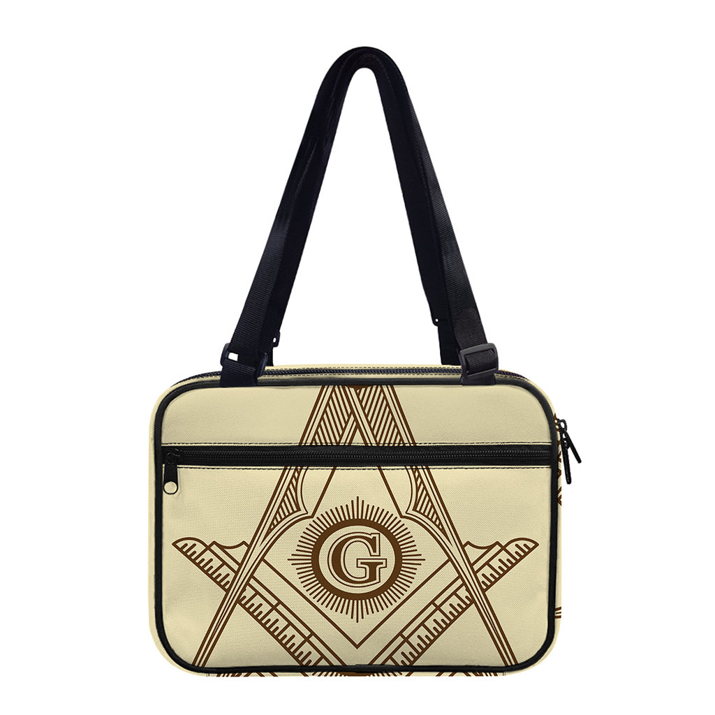 Freemasonry Symbol Print Double Strap Bible Bag