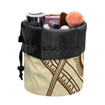 Freemasonry Symbol Print Drawstring Makeup Bag
