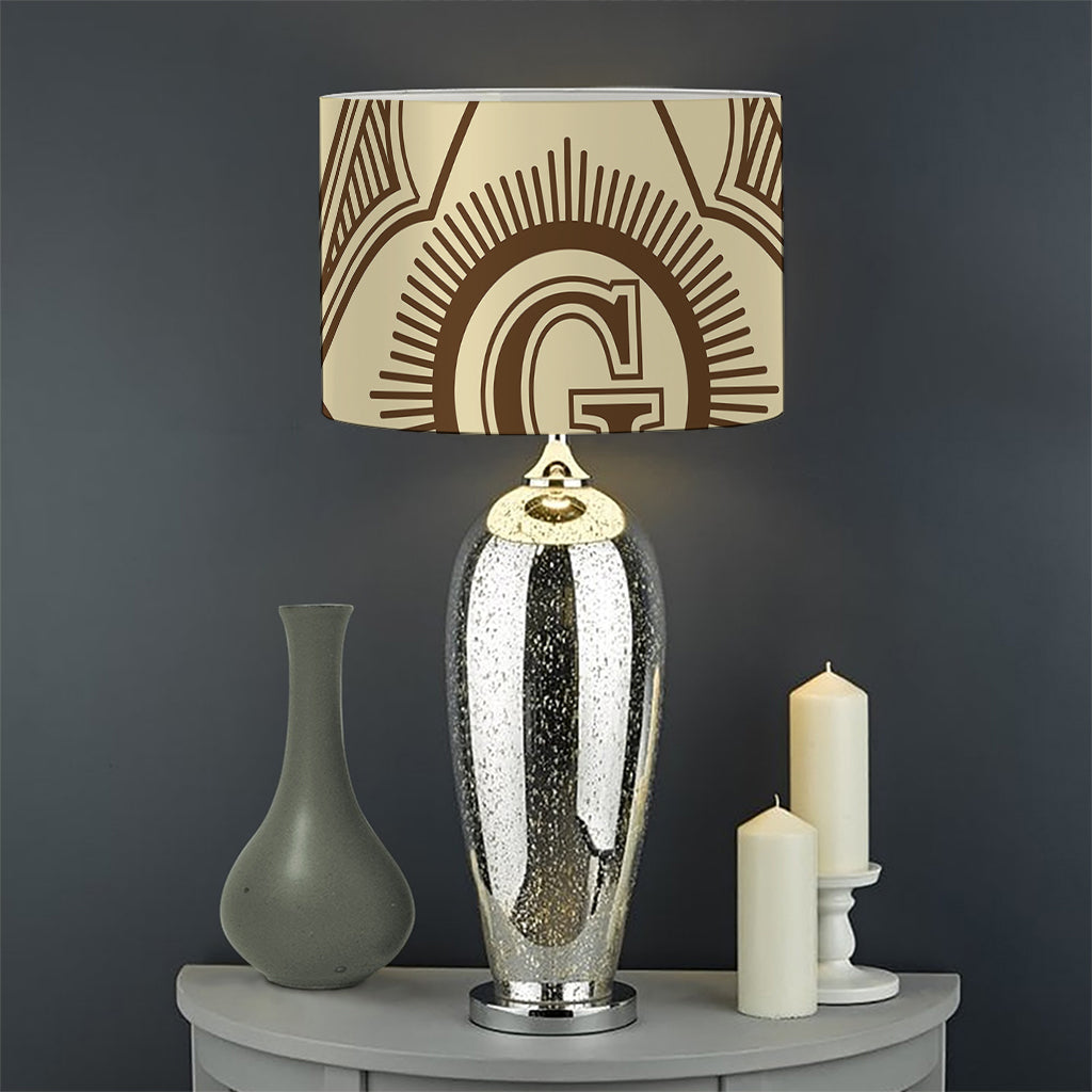 Freemasonry Symbol Print Drum Lamp Shade