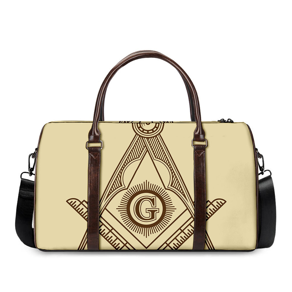 Freemasonry Symbol Print Duffle Bag