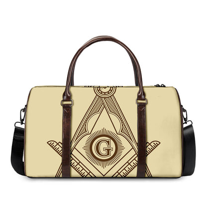Freemasonry Symbol Print Duffle Bag
